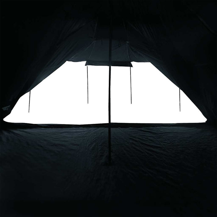 Cort de familie Tipi 8 persoane, alb opac textil impermeabil WALTI