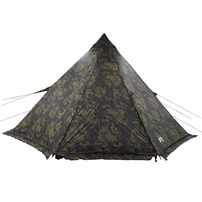 Cort de familie Tipi pentru 8 persoane, camuflaj, impermeabil WALTI