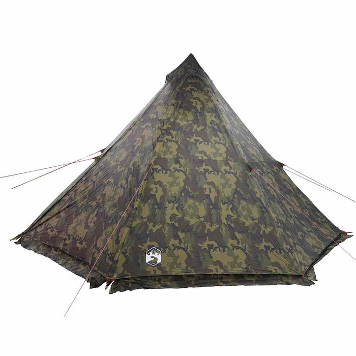Cort de familie Tipi pentru 8 persoane, camuflaj, impermeabil WALTI