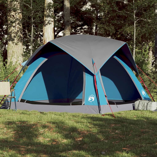 Cabină cort de camping, 4 persoane, albastru, impermeabil - WALTI WALTI