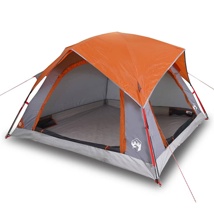 Cabină cort de camping 4 persoane gri și portocaliu impermeabil - WALTI WALTI