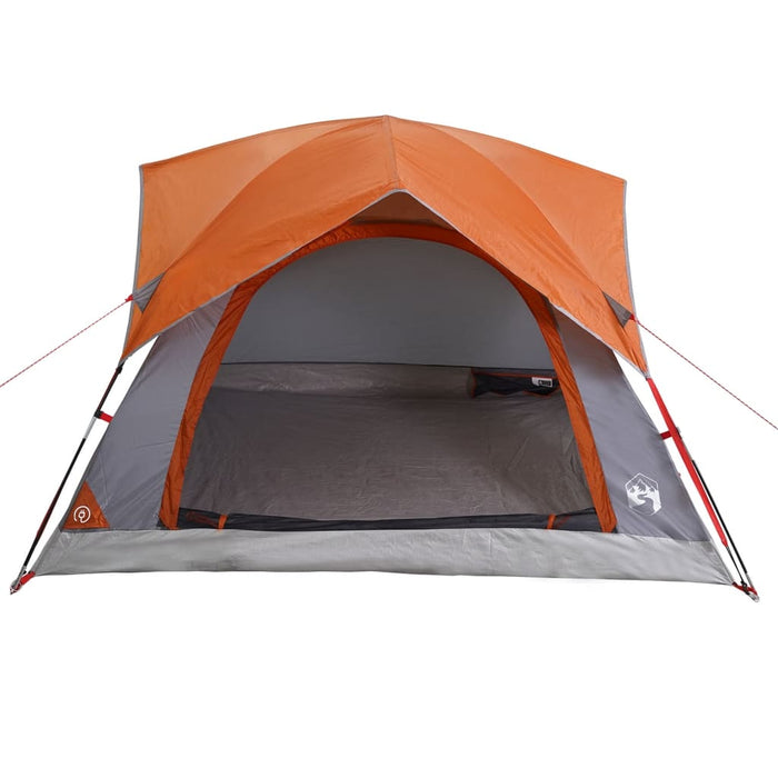 Cabină cort de camping 4 persoane gri și portocaliu impermeabil - WALTI WALTI