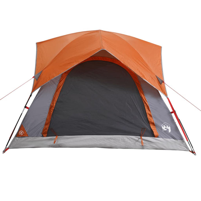 Cabină cort de camping 4 persoane gri și portocaliu impermeabil - WALTI WALTI
