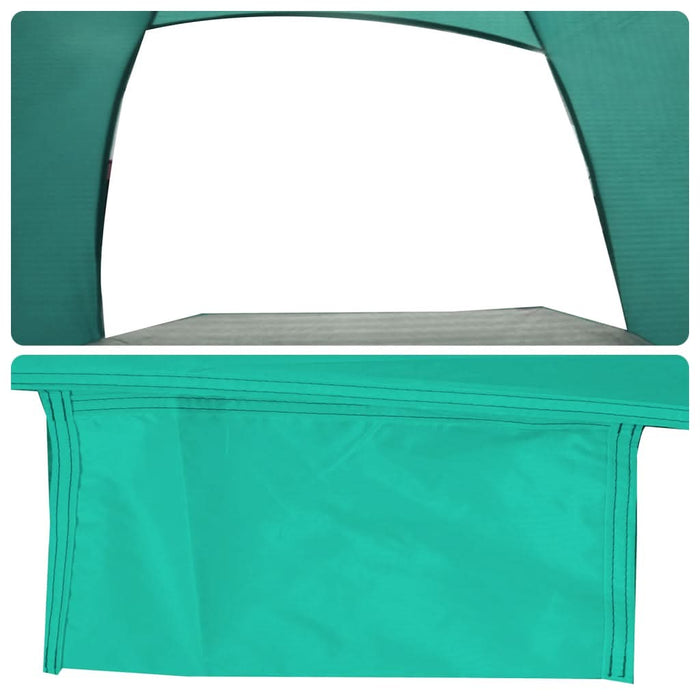 Cort de plajă 3 persoane, verde marin, impermeabil - WALTI WALTI