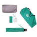 Cort de plajă 3 persoane, verde marin, impermeabil - WALTI WALTI