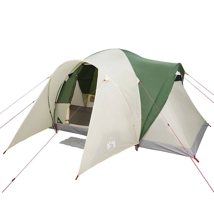 Cort de camping cupolă pentru 6 persoane, verde, impermeabil - WALTI WALTI