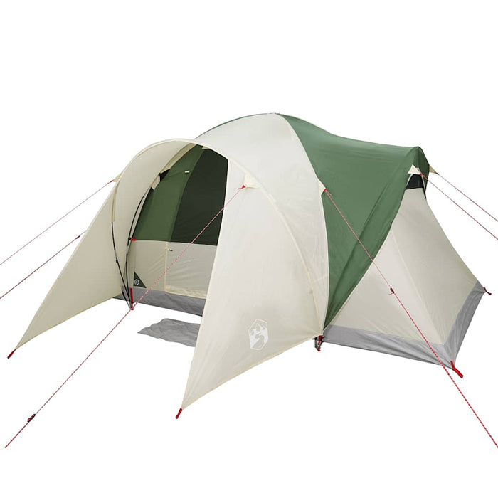 Cort de camping cupolă pentru 6 persoane, verde, impermeabil - WALTI WALTI