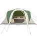 Cort de camping cupolă pentru 6 persoane, verde, impermeabil - WALTI WALTI