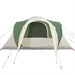 Cort de camping cupolă pentru 6 persoane, verde, impermeabil - WALTI WALTI