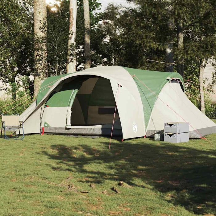 Cort de camping cupolă pentru 6 persoane, verde, impermeabil - WALTI WALTI