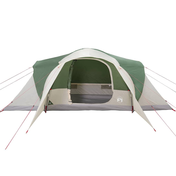 Cort de camping cupolă pentru 6 persoane, verde, impermeabil - WALTI WALTI