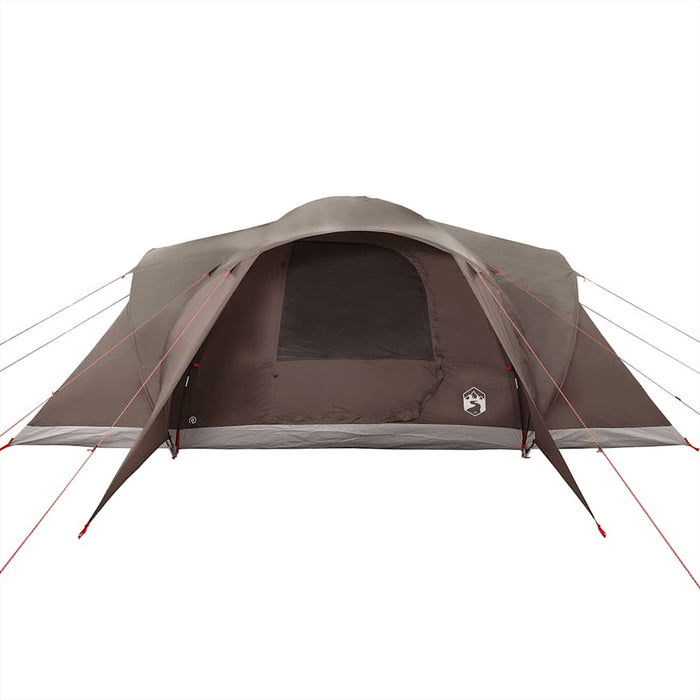 Cort de camping cupolă pentru 6 persoane, maro, impermeabil - WALTI WALTI