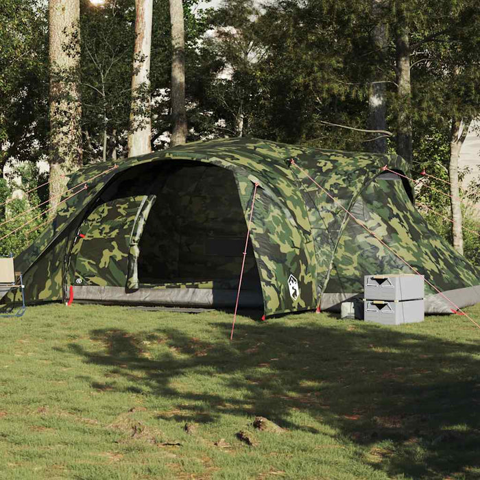 Cort de familie cupolă pentru 6 persoane, camuflaj, impermeabil - WALTI WALTI