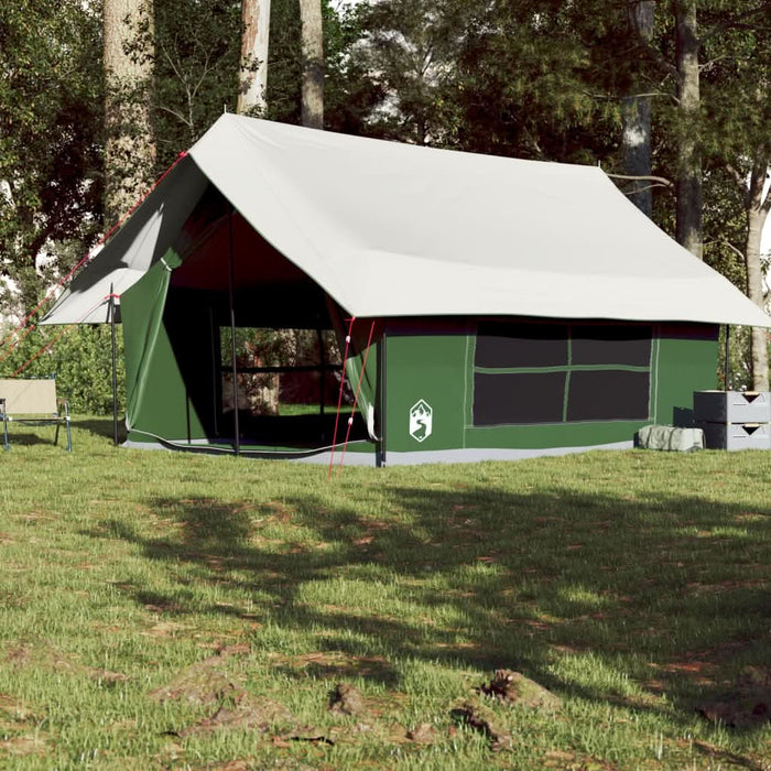Cort de camping pentru 5 persoane, verde, impermeabil - WALTI WALTI