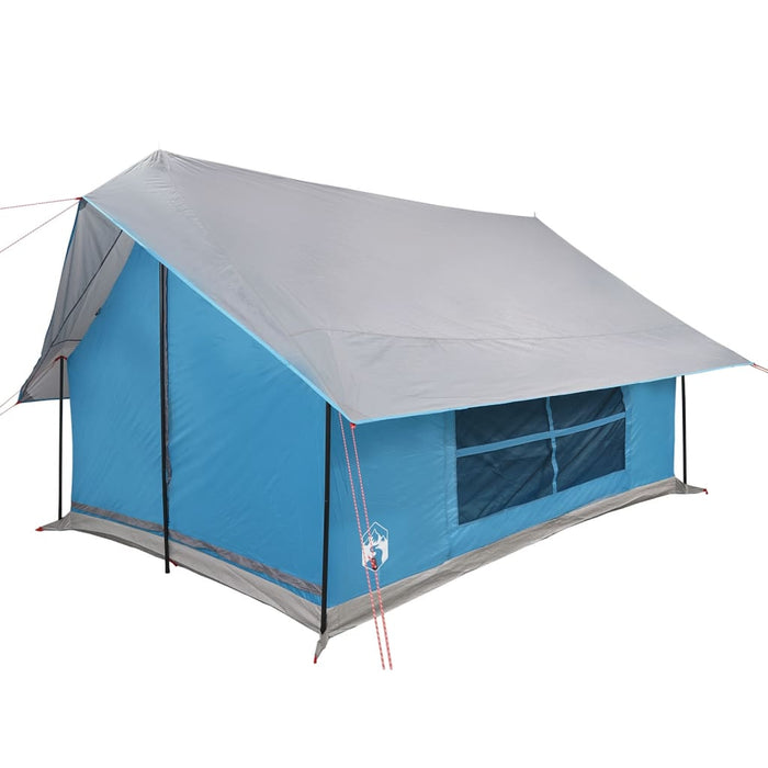 Cort camping pentru 5 persoane, albastru, impermeabil - WALTI WALTI