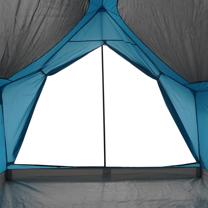 Cort camping pentru 5 persoane, albastru, impermeabil - WALTI WALTI