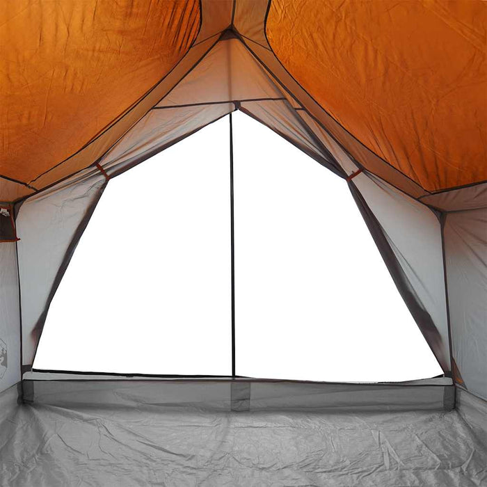 Cort de camping pentru 5 persoane, gri/portocaliu, impermeabil - WALTI WALTI