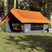 Cort de camping pentru 5 persoane, gri/portocaliu, impermeabil - WALTI WALTI