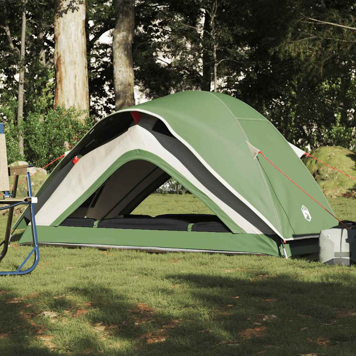 Cort de camping pentru 1 persoană, verde, impermeabil - WALTI WALTI