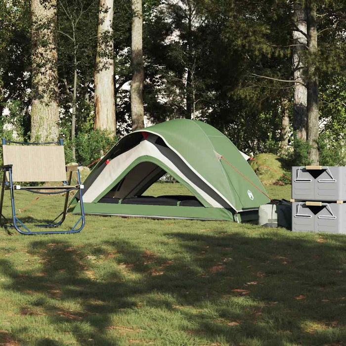 Cort de camping pentru 1 persoană, verde, impermeabil - WALTI WALTI