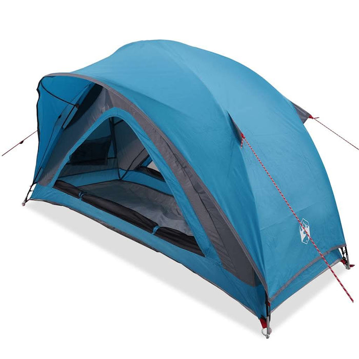 Cort de camping pentru 1 persoană, albastru, impermeabil - WALTI WALTI