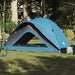 Cort de camping pentru 1 persoană, albastru, impermeabil - WALTI WALTI