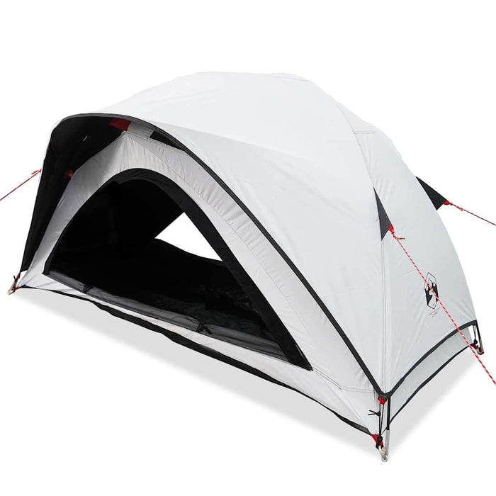Cort camping, 1 persoane, alb, țesătură opacă, impermeabil - WALTI WALTI