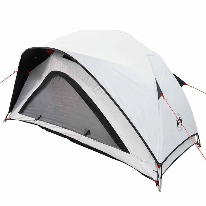 Cort camping, 1 persoane, alb, țesătură opacă, impermeabil - WALTI WALTI