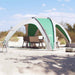 Cort de petrecere, verde mare, rezistent la apă - WALTI WALTI