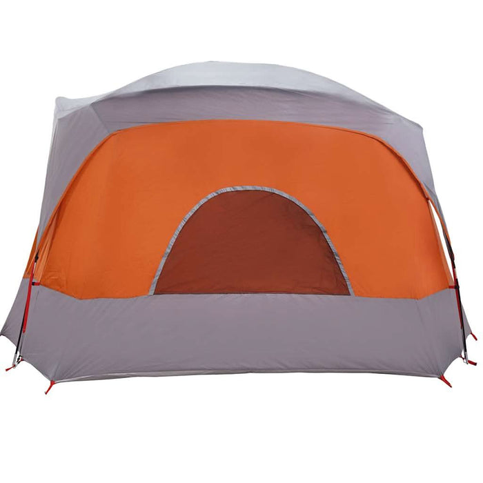Cort de camping pentru 6 persoane, gri/portocaliu, impermeabil - WALTI WALTI
