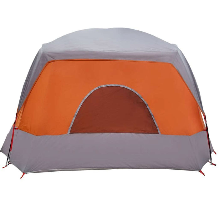 Cort de camping pentru 6 persoane, gri/portocaliu, impermeabil - WALTI WALTI