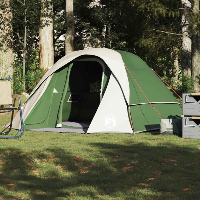 Cabină cort de camping, 4 persoane, verde, impermeabil - WALTI WALTI