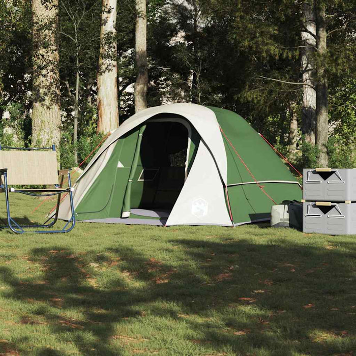 Cabină cort de camping, 4 persoane, verde, impermeabil - WALTI WALTI