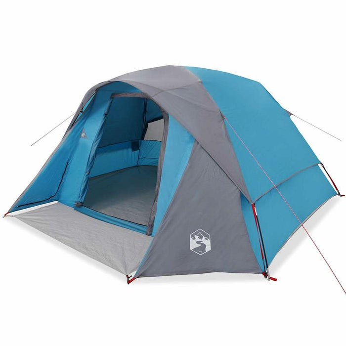 Cabină cort de camping, 4 persoane, albastru, impermeabil - WALTI WALTI