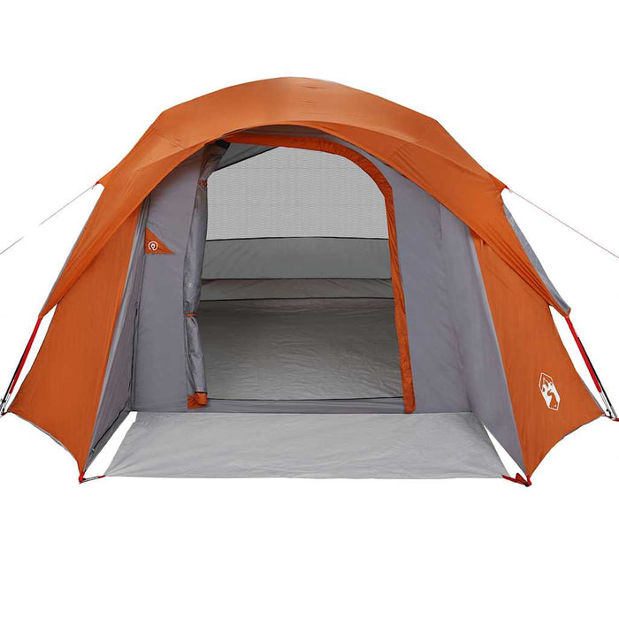 Cabină cort de camping 4 persoane gri și portocaliu impermeabil - WALTI WALTI