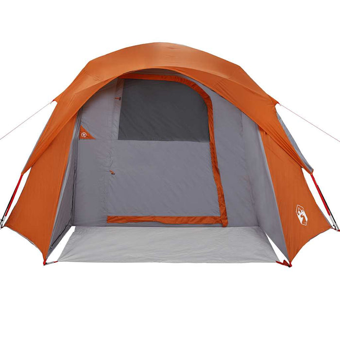 Cabină cort de camping 4 persoane gri și portocaliu impermeabil - WALTI WALTI