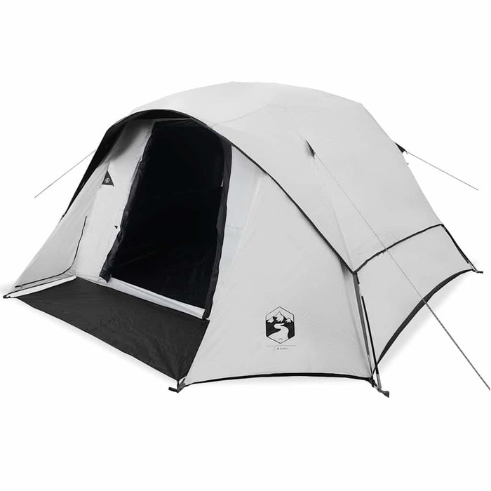Cabină cort camping 4 persoane alb, țesătură opacă, impermeabil - WALTI WALTI