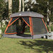 Cort de camping pentru 6 persoane, gri/portocaliu, impermeabil - WALTI WALTI