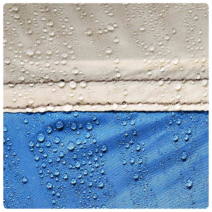 Cort de plajă 2 persoane, albastru azur, impermeabil - WALTI WALTI