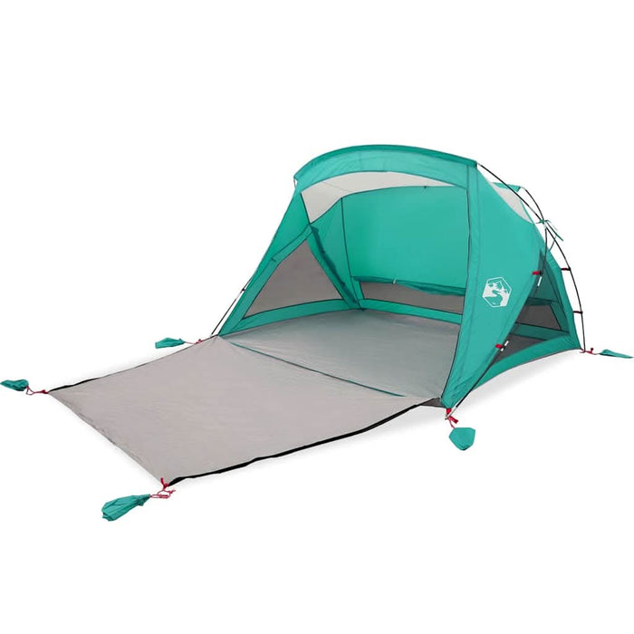 Cort de plajă 2 persoane, verde marin, impermeabil - WALTI WALTI