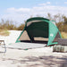 Cort de plajă 2 persoane, verde marin, impermeabil - WALTI WALTI