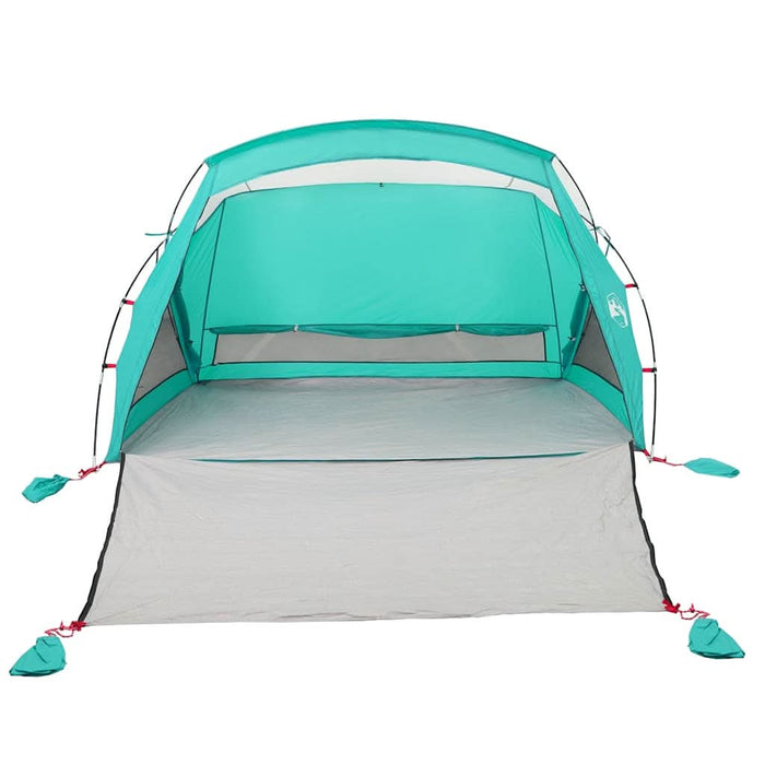 Cort de plajă 2 persoane, verde marin, impermeabil - WALTI WALTI