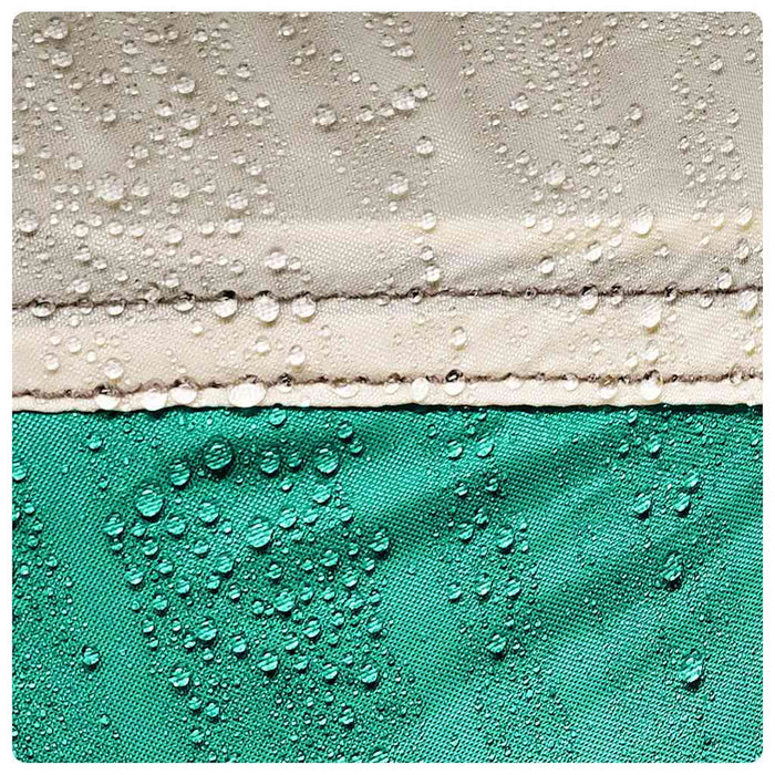 Cort de plajă 2 persoane, verde marin, impermeabil - WALTI WALTI