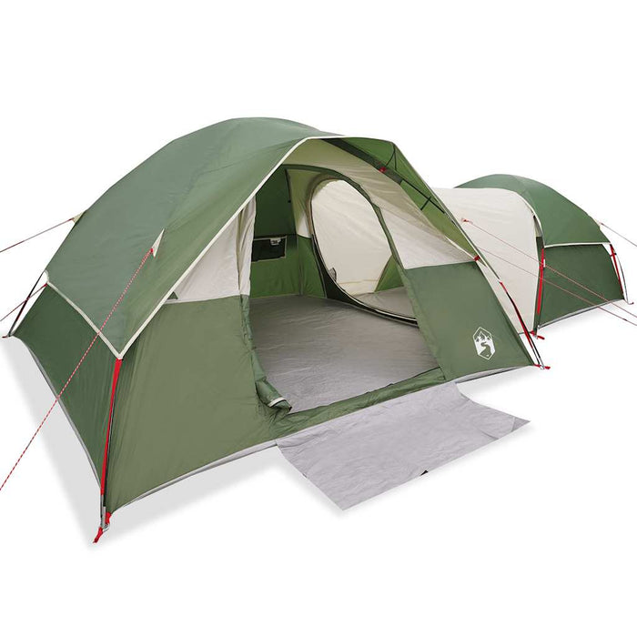 Cort de camping pentru 5 persoane, verde, impermeabil - WALTI WALTI