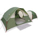 Cort de camping pentru 5 persoane, verde, impermeabil - WALTI WALTI