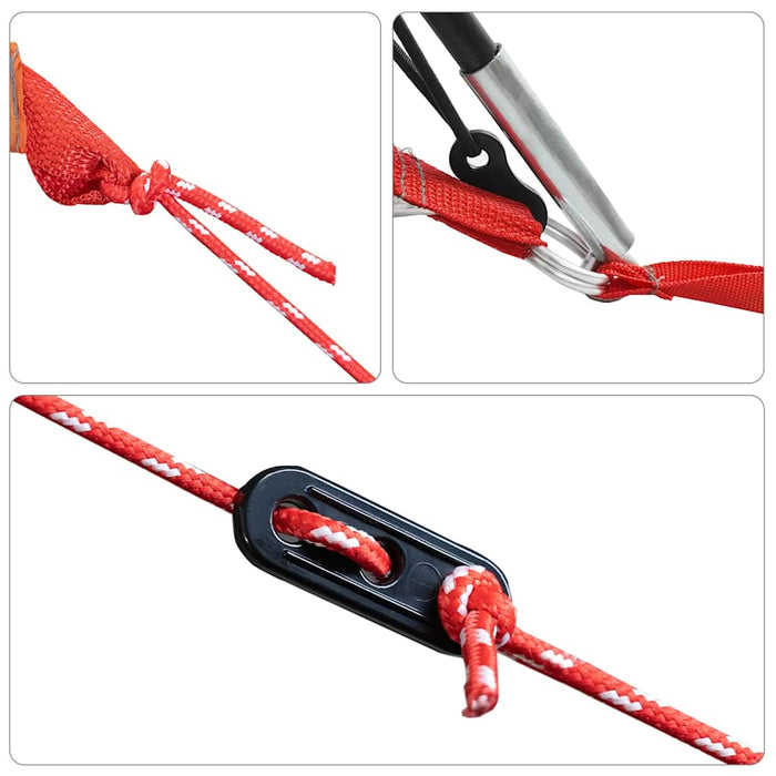 Cort de camping pentru 5 persoane, verde, impermeabil - WALTI WALTI