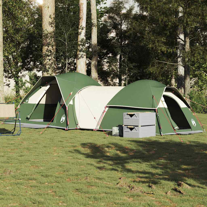 Cort de camping pentru 5 persoane, verde, impermeabil - WALTI WALTI