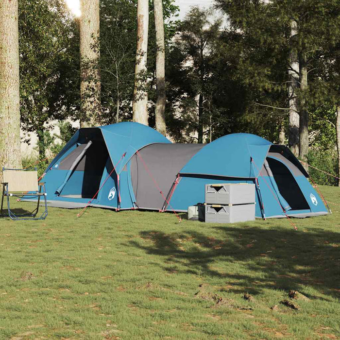Cort camping pentru 5 persoane, albastru, impermeabil - WALTI WALTI