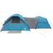 Cort camping pentru 5 persoane, albastru, impermeabil - WALTI WALTI
