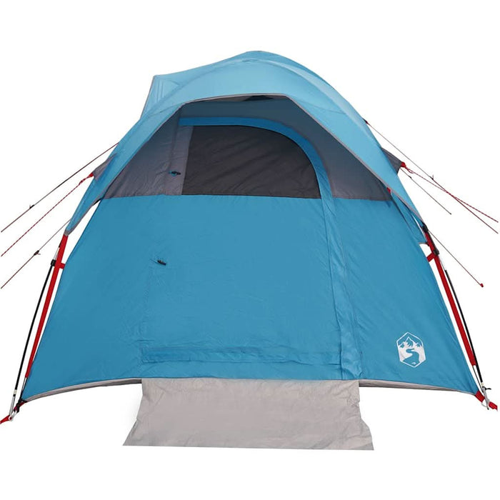 Cort camping pentru 5 persoane, albastru, impermeabil - WALTI WALTI